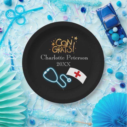 ブラモダンックナース卒業会 ペーパープレート (パーティー)