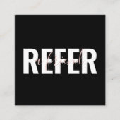 ブラモダンックピンクホワイトが友人を指す 紹介カード (正面)