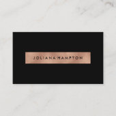 ブラモダンックラクセバラ金ゴールド金属箔 名刺 (正面)