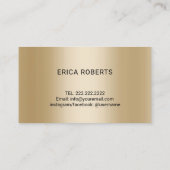 ブラモダンック&金ゴールドケーキパティシエベーカリー 名刺 (裏面)