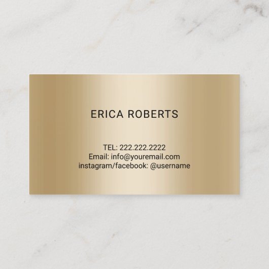 ブラモダンック&金ゴールドケーキパティシエベーカリー 名刺 (裏面)