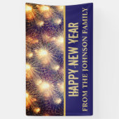 ブラモダンック&金ゴールド花火大晦日パーティー 横断幕 (縦)