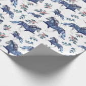 ブラモミアと花 ラッピングペーパー (角)