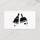 ブラユニークック&ホワイトメイドハウスクリーニング 名刺 (裏面)