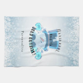 ブラルベビー外は寒い キッチンタオル (横)