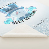 ブラルベビー外は寒い シェルパブランケット (3/4)