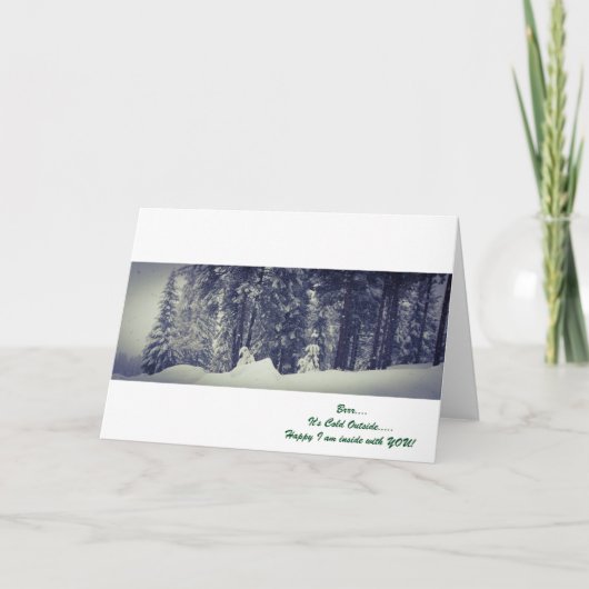 ブラル…外部ノートカードが冷たい シーズンカード (正面)