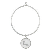 ブラレスレットラウンドチャームデンゼルワシグントン