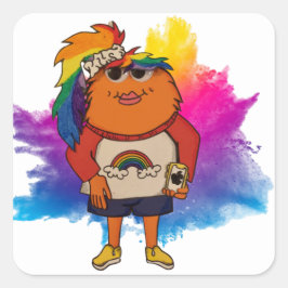 ブランカステッカー スクエアシール