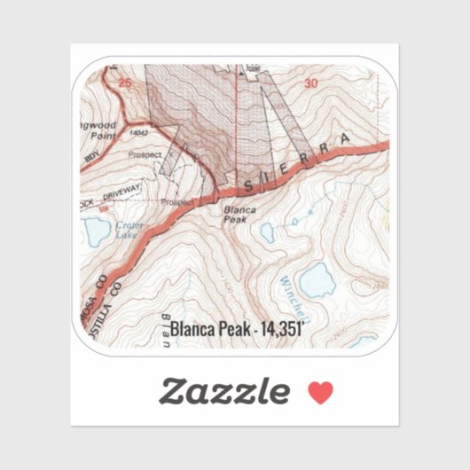 ブランカピークコロラドフォーティナー シール (シート)