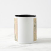 ブランカードのシカゴのガイドマップ マグカップ (中央)