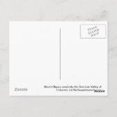 ブランカ州近郊ブランカ山 ポストカード (裏面)