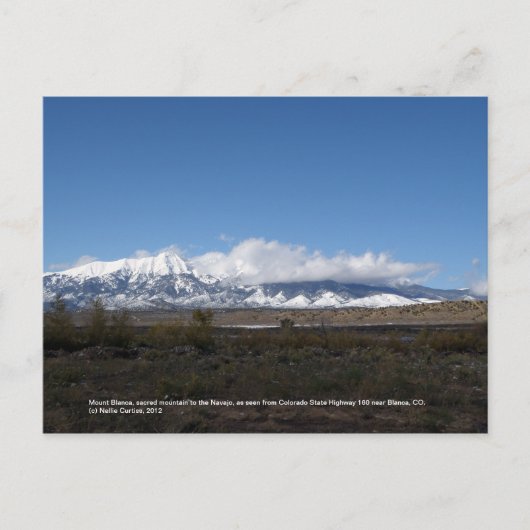 ブランカ州近郊ブランカ山 ポストカード (正面)