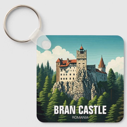 ブランキャッスルルーマニア キーホルダー (正面)