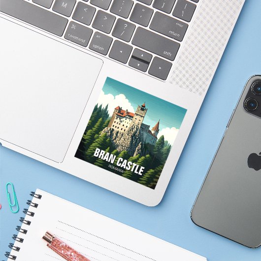 ブランキャッスルルーマニア シール (ノートパソコンとiPhone)