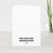 ブランキン最高！トランプのクリスマスカード カード (裏面)