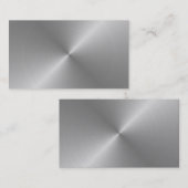 ブランクによってブラシをかけられる金属のデザインの名刺 名刺 (正面/裏面)