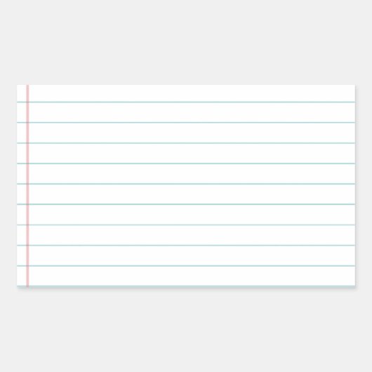 ブランクによって並べられる紙 長方形シール (正面)