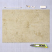 ブランクによって汚される羊皮紙のベージュ旧式なレトロ 薄葉紙 (クラフト)