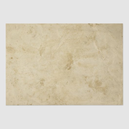 ブランクによって汚される羊皮紙のベージュ旧式なレトロ 薄葉紙 (正面)