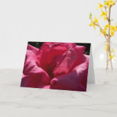 ブランクのばら色の挨拶状 カード (黄色い花)