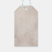 ブランクのフローラルboho有利タグ ギフトタグ (裏面)