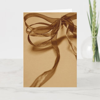 ブランクの中の挨拶状 カード