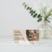 ブランクの逆の馬に、蹄鉄を打ちます 名刺 (スタンド正面)