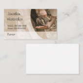 ブランクの逆の馬に、蹄鉄を打ちます 名刺 (正面/裏面)