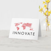 ブランクは挨拶状革新します カード (黄色い花)