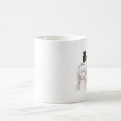 ブランクは暗いBrのパンの花嫁のBrのパンの女中を襲います コーヒーマグカップ (中央)