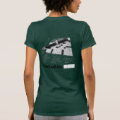 ブランクを蹴って下さい Tシャツ (裏面)