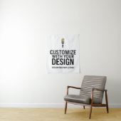 ブランクカスタマイズ 34x40" 会社ロゴ入り タペストリー (インサイチュ)