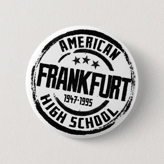 ブランクフルトのアメリカの高等学校 缶バッジ (正面)