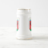 ブランクフルトAMのderのオーデルマグ ビールジョッキ (中央)