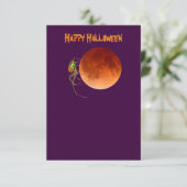 ブランクブラッドムーンスパイダーハロウィンパーティー招待状 招待状 (スタンド正面)