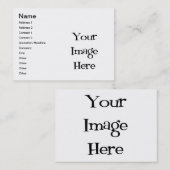 ブランク-あなた自身のカスタムなギフトを作成して下さい 名刺 (正面/裏面)