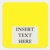 ブランク スクエアシール (正面)