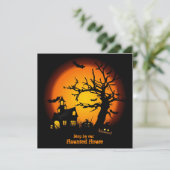 ブランク ハロウィン お化け屋敷 招待状 (スタンド正面)