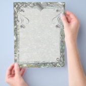 ブランク パール エッセンス ペーパー カラー シルバーリーフ (手)