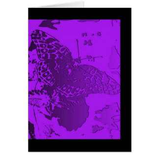 ブランク-紫色の蝶