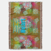 ブランケットがハートを取る スローブランケット (正面縦)