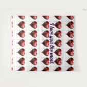 「ブランケットでハグ – バレンタインの完璧な贈り物» タペストリー (正面(横))