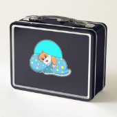 ブランケットで眠るハムスター.PNG メタルランチボックス (裏面)