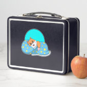 ブランケットで眠るハムスター.PNG メタルランチボックス (インサイチュ)