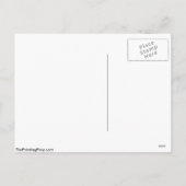 ブランケットクリスマス付きホリデーホースフォール シーズンポストカード (裏面)