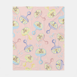 ブランケットジュエリーベアラトル フリースブランケット