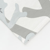 ブランケットスターフィッシュシーシェルビーチシーコースト海洋生物 フリースブランケット (角)