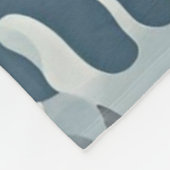 ブランケットブルーベージュコーラル航海のコースト フリースブランケット (角)