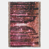 ブランケットマジカルフォレストピーチピンク スローブランケット (正面縦)